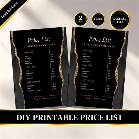 oliver jewellery price list